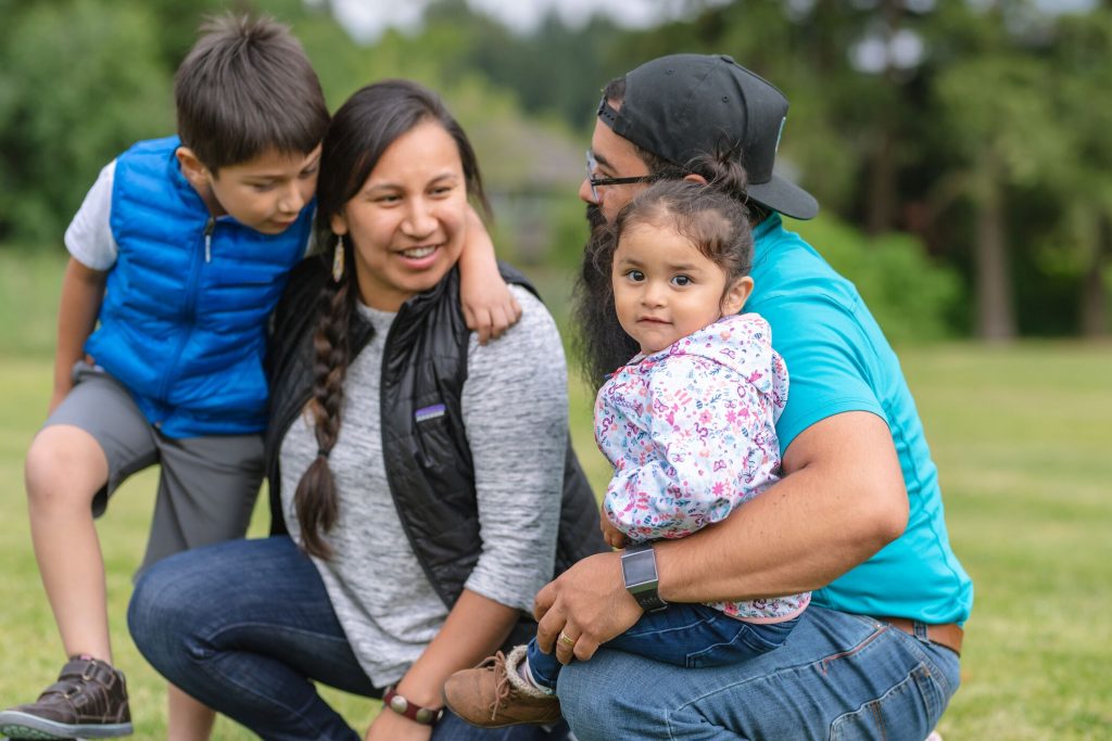 Indigenous family